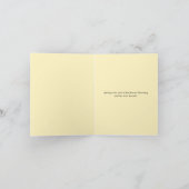 Vintage Jardin Pâques Bunny Carte de voeux (Intérieur)