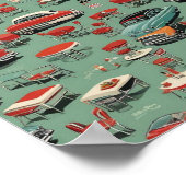 Vintage jaren '50 poster (Hoek)