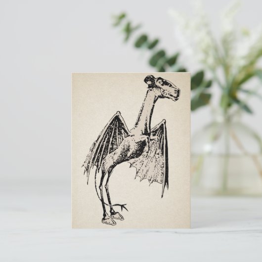 Vintage Jersey Devil Briefkaart (Staand voorkant)