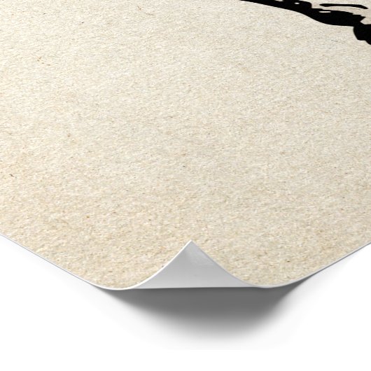 Vintage Jersey Devil Poster (Hoek)