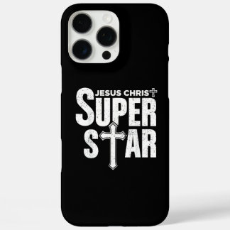 Vintage Jesus Christian Design Jesus Christ Super  iPhone 16 Pro Max Hoesje