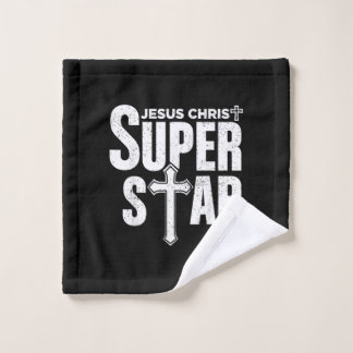 Vintage Jesus Christian Design Jesus Christ Super  Washandje