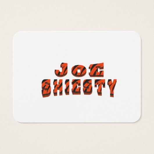 Vintage Joe Shiesty - Football Cincinnati (Devant)