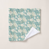Vintage John Henry Dearle Aqua Motif Floral (Gant de toilette)