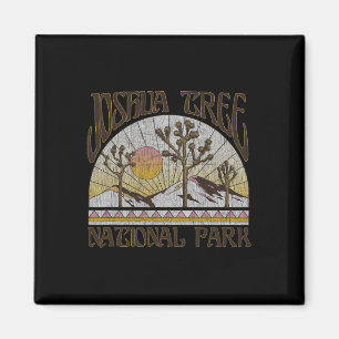 Vintage Joshua Tree National Park Retro Outdoor Ca Magneet
