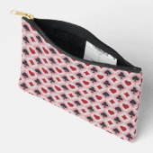 Vintage Jouer Cartes Couleurs Pochette Zipped (Ouvrir)