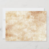 Vintage jubileumfeest kaart (Achterkant)