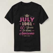 Vintage juli 1961 60e verjaardag Geweldige cadeau