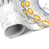 Vintage Kaart Cadeaupapier (Rol Hoek)