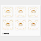 Vintage Kamillethee Vierkante Label (Vel)