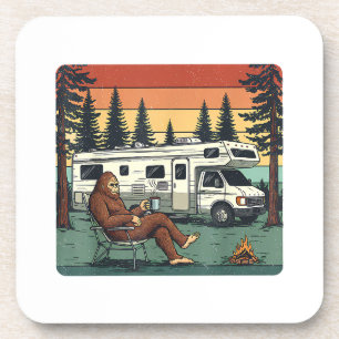 Vintage Kampeer Motorhome RV Bigfoot Avontuur Bier Onderzetter