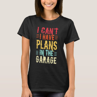 Vintage kan ik geen plannen hebben in de auto van t-shirt