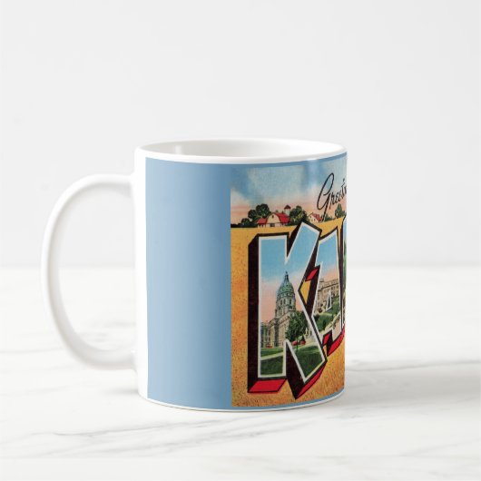 Vintage Kansas Mug (Gauche)