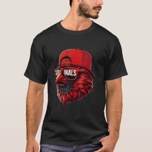 Vintage Kardinalen Retro Stijl Cadeau Mannen Vrouw T-shirt