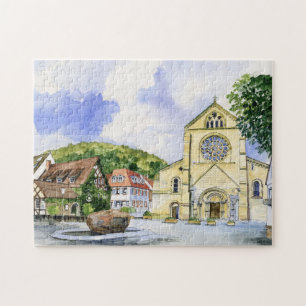 Vintage kasteel Romance Fabulous Colorful Legpuzzel