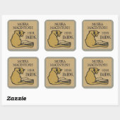 Vintage kat aangepaste boekplaat sticker (Vel)