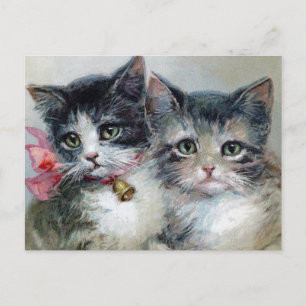 Vintage katten Briefkaart