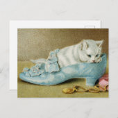 Vintage katten Briefkaart (Voorkant / Achterkant)