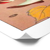 Vintage Kawaii Chidren Japans Poster (Hoek)