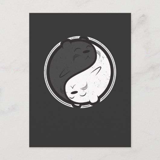 Vintage Kawaii Cute Otter Shirt Briefkaart (Voorkant)