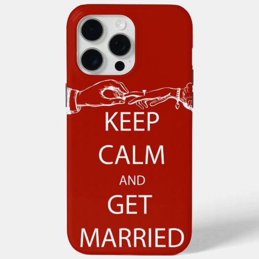 Vintage KEEP CALM TROUW Case-Mate iPhone Case (Achterkant)
