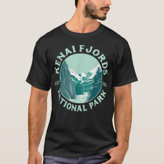 Vintage Kenai Fjords Nationaal Park Ak Alaska T-shirt