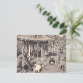 Vintage Kenia, Colony Kalamando Briefkaart (Staand voorkant)