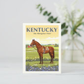 Vintage Kentucky Briefkaart (Staand voorkant)
