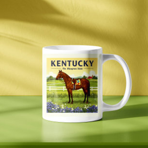 Vintage Kentucky Koffiemok