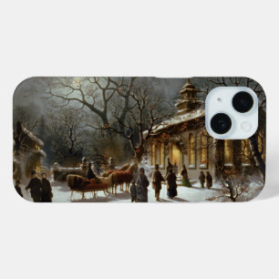 Vintage-kerkdienst voor kerstavond