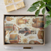 Vintage Kerst Beer Tissuepapier (Geschenk)