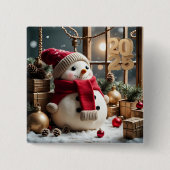 Vintage Kerst - Button (Voorkant)