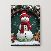 Vintage Kerst - Button (Voorkant)