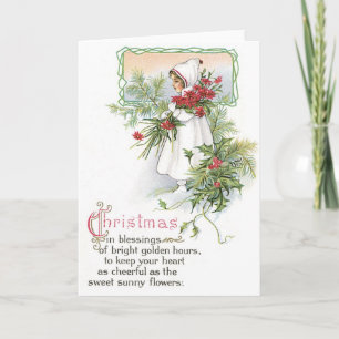 Vintage Kerst Kaarten - Seizoenen Groeten