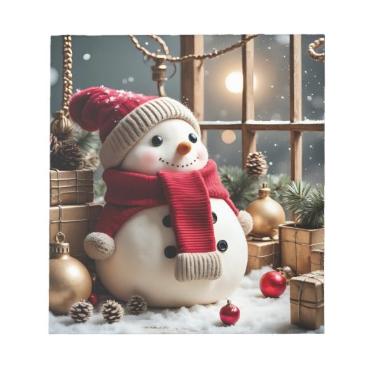 Vintage Kerst - Notitieblok (Voorkant)