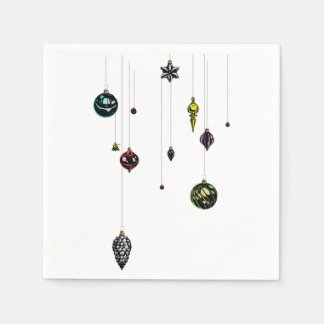 Vintage Kerst Ornamenten 31 Servet