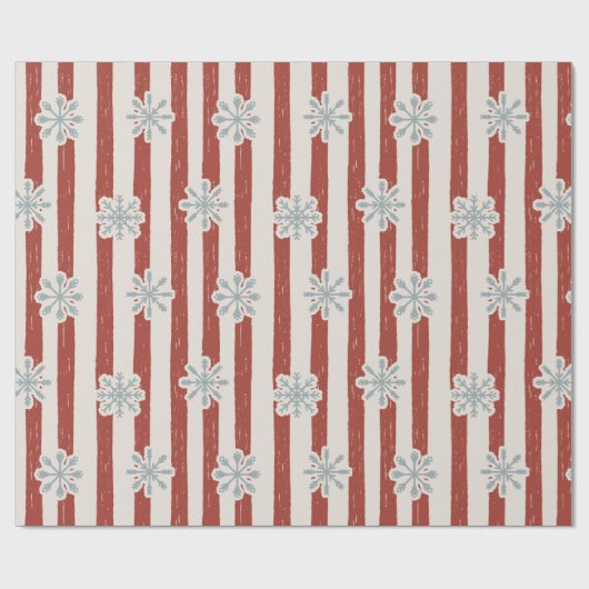 Vintage Kerst Rode Sleds Cadeaupapier (Vlak)