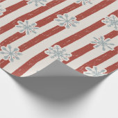 Vintage Kerst Rode Sleds Cadeaupapier (Hoek)