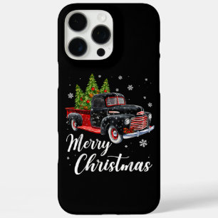 Vintage Kerst Shirt Tree op Auto rode Truck iPhone 16 Pro Max Hoesje