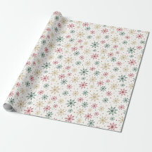 Vintage Kerst Starburst en Sneeuwvlok Evergreen