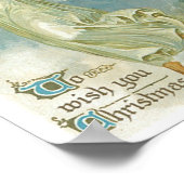 Vintage KerstAngel Poster (Hoek)