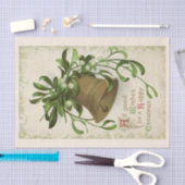 Vintage kerstbel (Mistletoe) tissuepapier (Craft)
