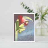 Vintage-kerstbellen Feestdagenkaart (Staand voorkant)