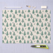 Vintage kerstbomen tissuepapier (Craft)