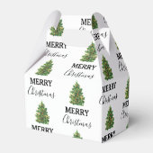 Vintage kerstboom Festive Xmas Bedankdoosjes (Achterkant)