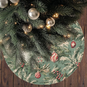 Vintage Kerstboom Kleed Retro Ornamenten Rok