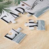 Vintage kerstboom legpuzzel (Zijkant)