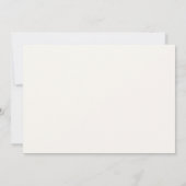 Vintage kerstboom rood feestdag kaart (Achterkant)