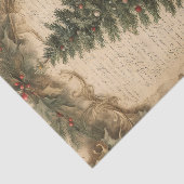 Vintage kerstboom tissuepapier (Detail)