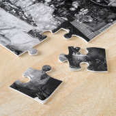 Vintage kerstboomfoto (1910) legpuzzel (Zijkant)